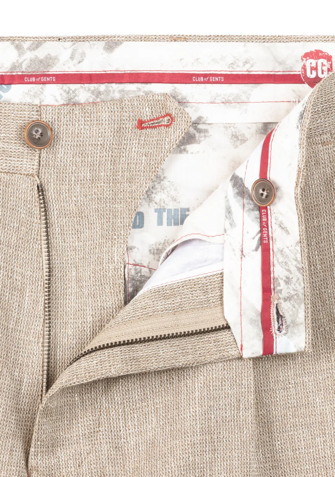 Leinen-Mix Hose Cg Clark